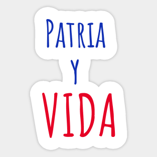 Patria Y Vida II Sticker